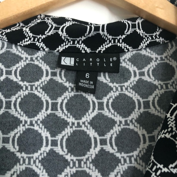 Black and white dress carole little - Picture 3 of 6